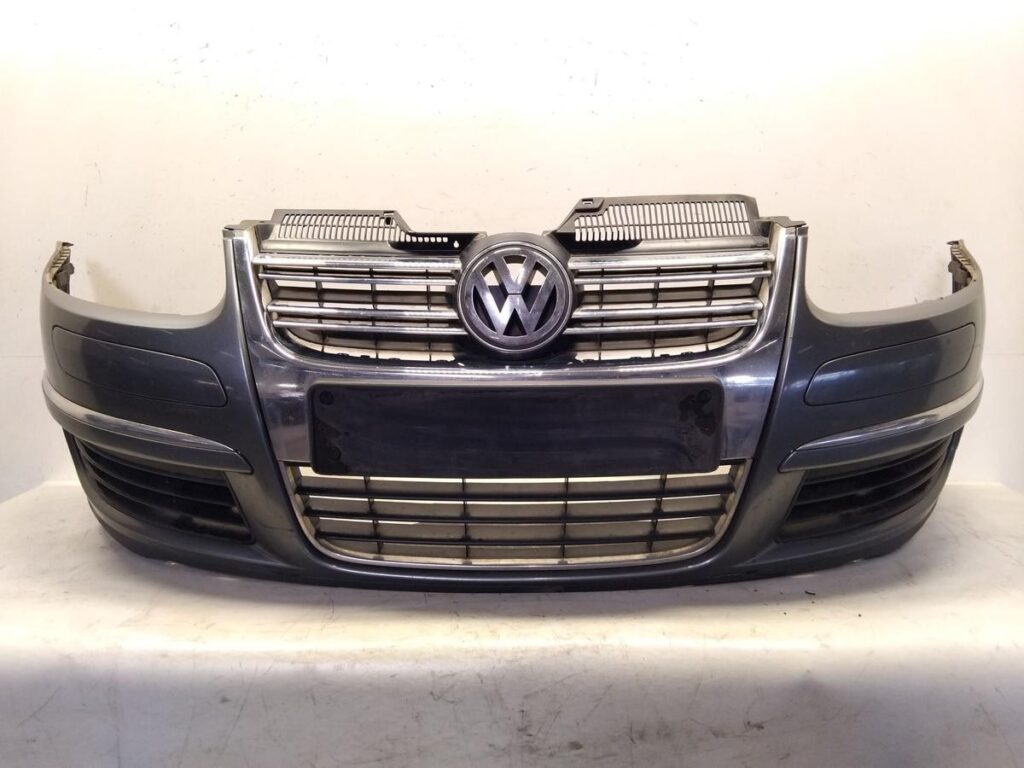 Volkswagen Golf Variant V Front Bumper Platinum Grey Metallic OEM 1K0807217AA