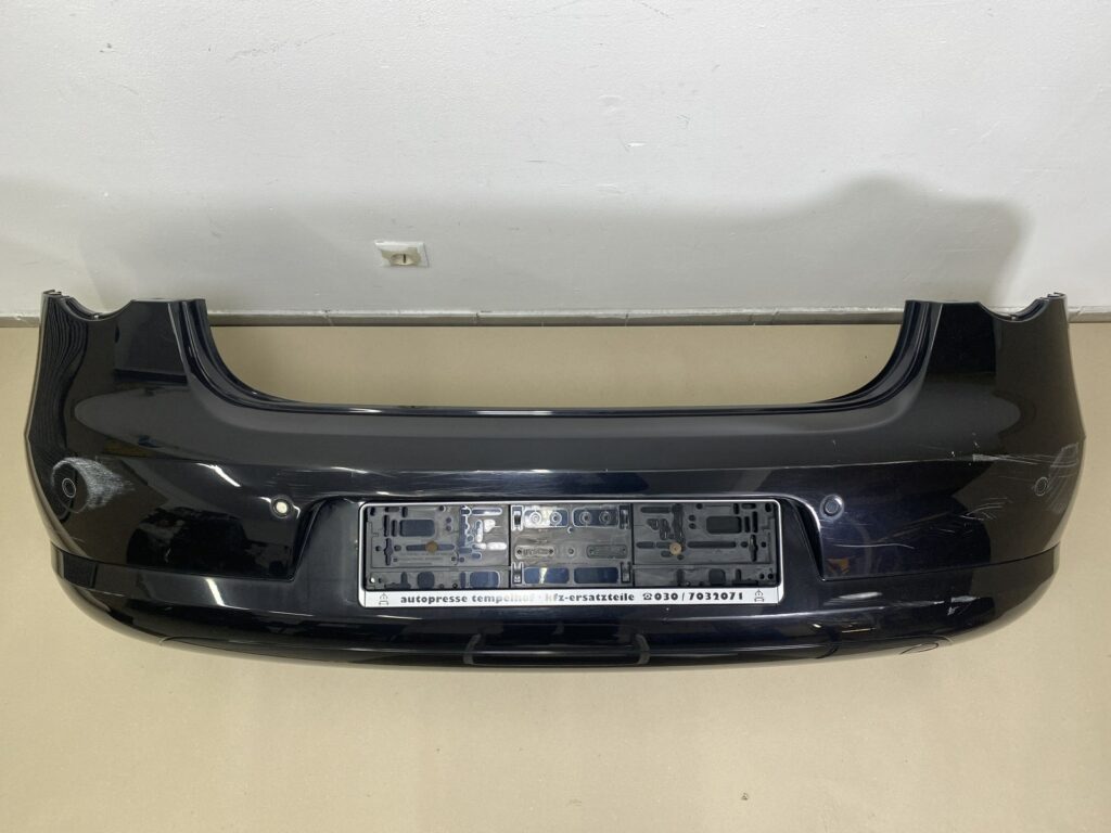 Volkswagen Eos Rear Bumper Deep Black Pearl OEM 1Q0807417