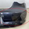 Volkswagen Eos Rear Bumper Deep Black Pearl OEM 1Q0807417