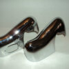 Volkswagen Karmann Ghia Typ 34 Rear Left / Right Bumper Overrider Pair Chrome