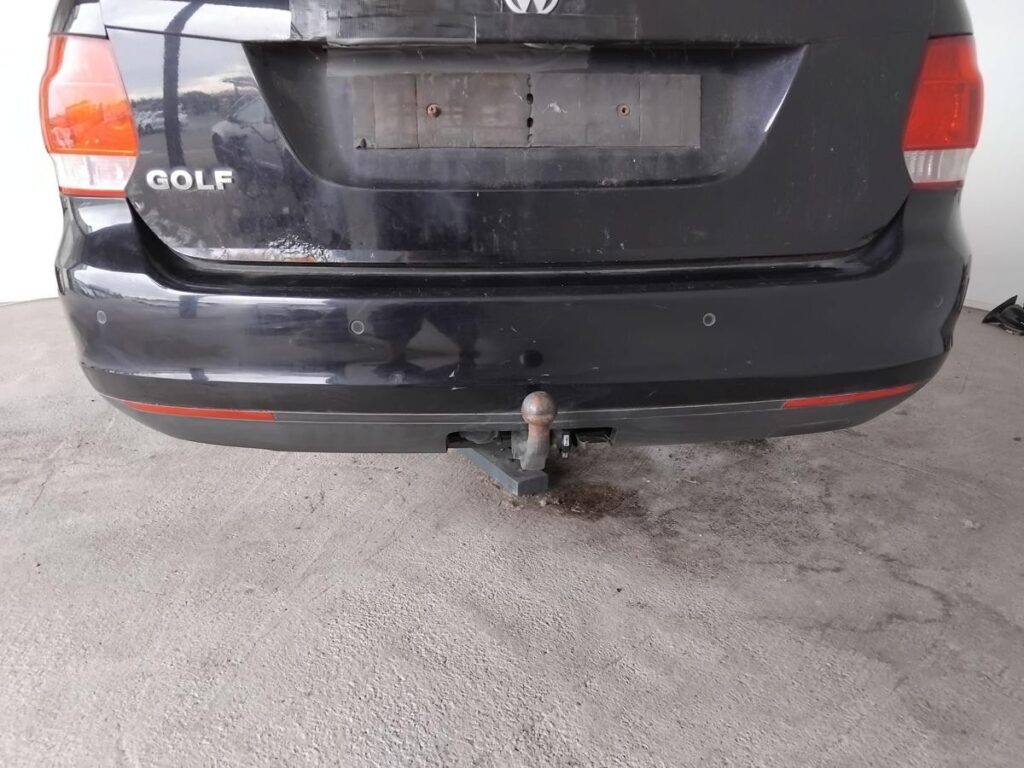 Volkswagen Golf Variant V Rear Bumper Deep Black Pearl OEM 1K9807417BGRU