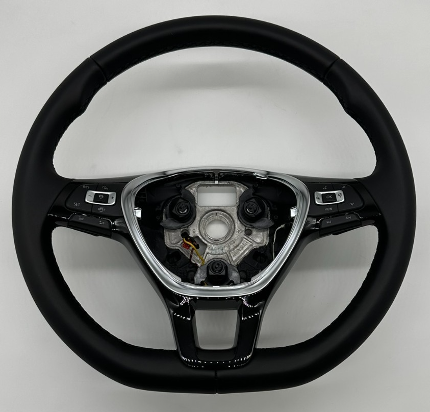 Volkswagen Touran / Tiguan / T-Roc Steering Wheel Black OEM 5TA419091AQ