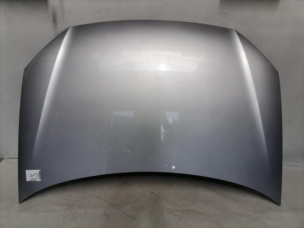 Volkswagen Polo 9N3 Front Hood Reflex Silver Metallic OEM 6Q0823031J