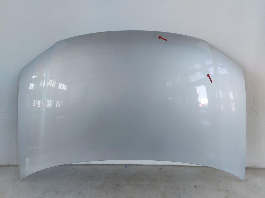 Volkswagen Touran 1T2 Facelift Front Hood Reflex Silver Metallic OEM 1T0923155H