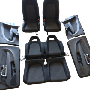 Volkswagen Scirocco III Left / Right Interior Trim and Seat Set Black