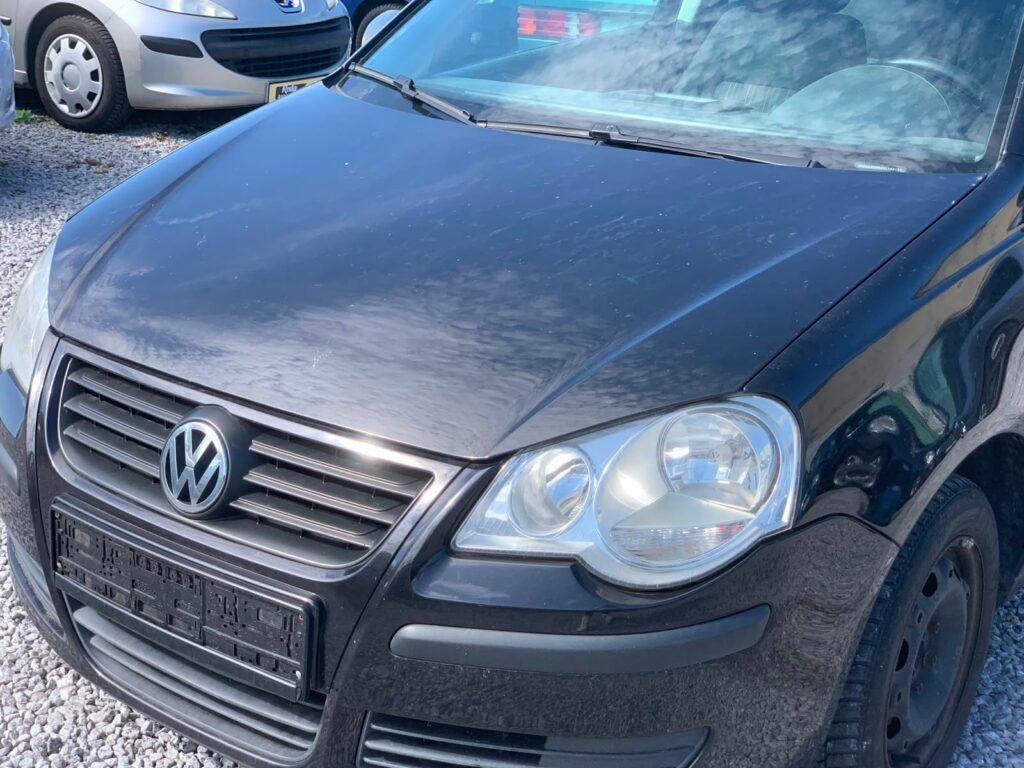 Volkswagen Polo 9N3 Front Hood Black