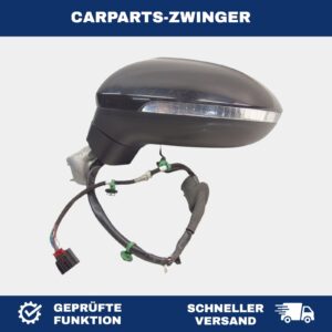 Volkswagen Passat B8 / 3G Left Door Mirror Black