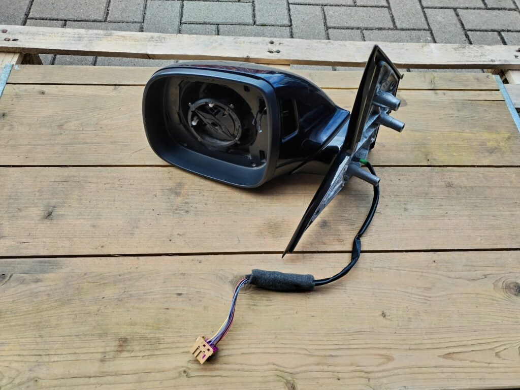 Volkswagen Transporter T6 Left Door Mirror Black OEM 7E1857387CL