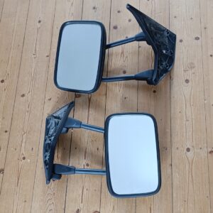 Volkswagen Transporter T4 Double Cab Left and Right Door Mirror Pair Black