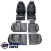 Skoda Fabia I 6Y RS Front Sports Seat Pair with Door Panels Black