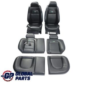 Skoda Fabia I 6Y RS Front Sports Seat Pair with Door Panels Black