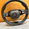 Skoda Octavia IV NX Heated Multifunction Steering Wheel Black OEM 5E0419093A