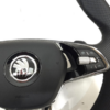 Skoda Sports Multifunction Steering Wheel Black OEM 5E3419093ADVKJ